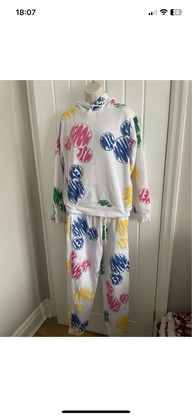Disney Mickey Mouse Ladies Tracksuit Set XS