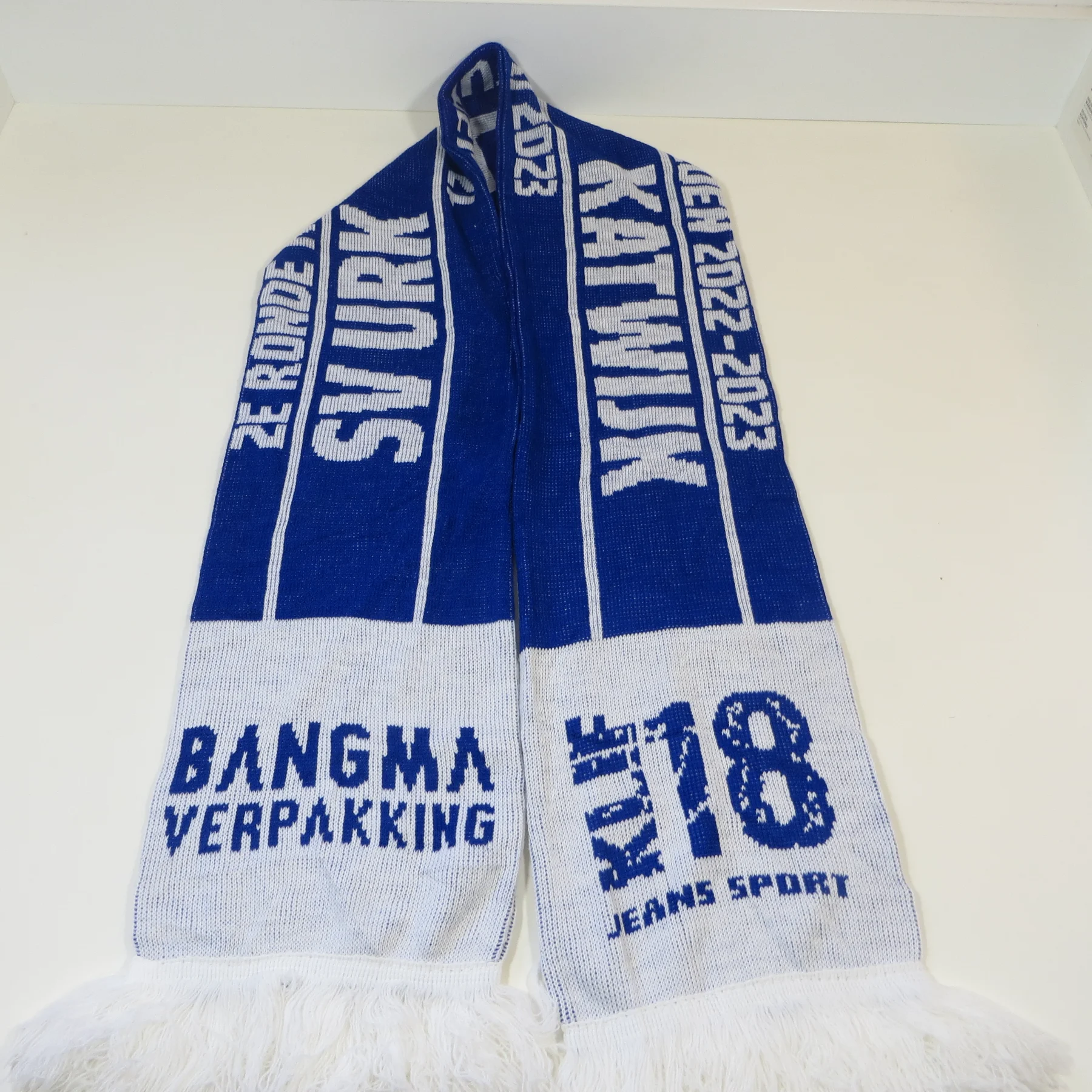 SV Urk vs Katwijk Football Scarf KNVB Cup 2nd Round 2022/23 – 12 Jan 23 Rare