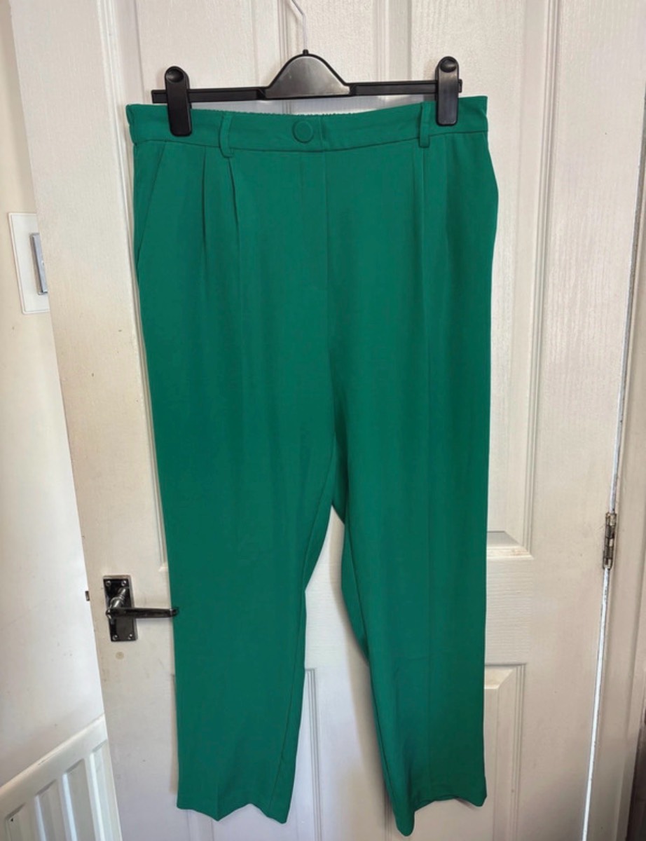 F&F Green Trousers Size 14