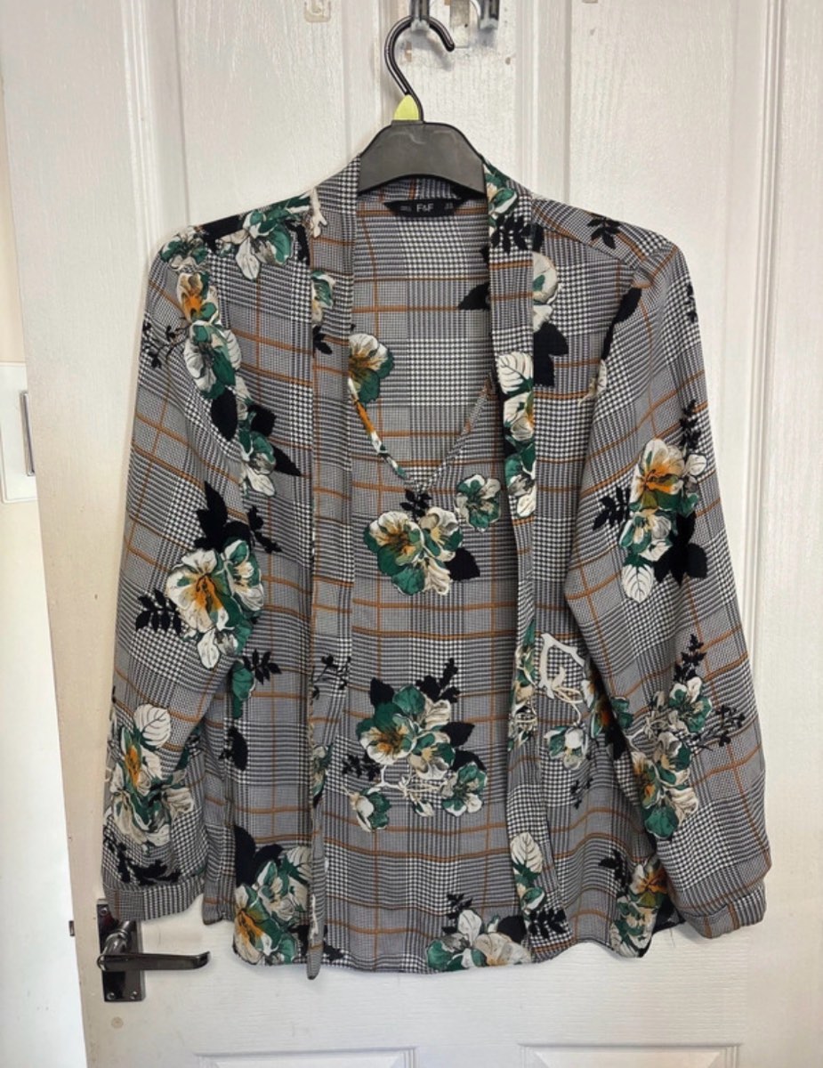 F&F Floral Blouse Size 16