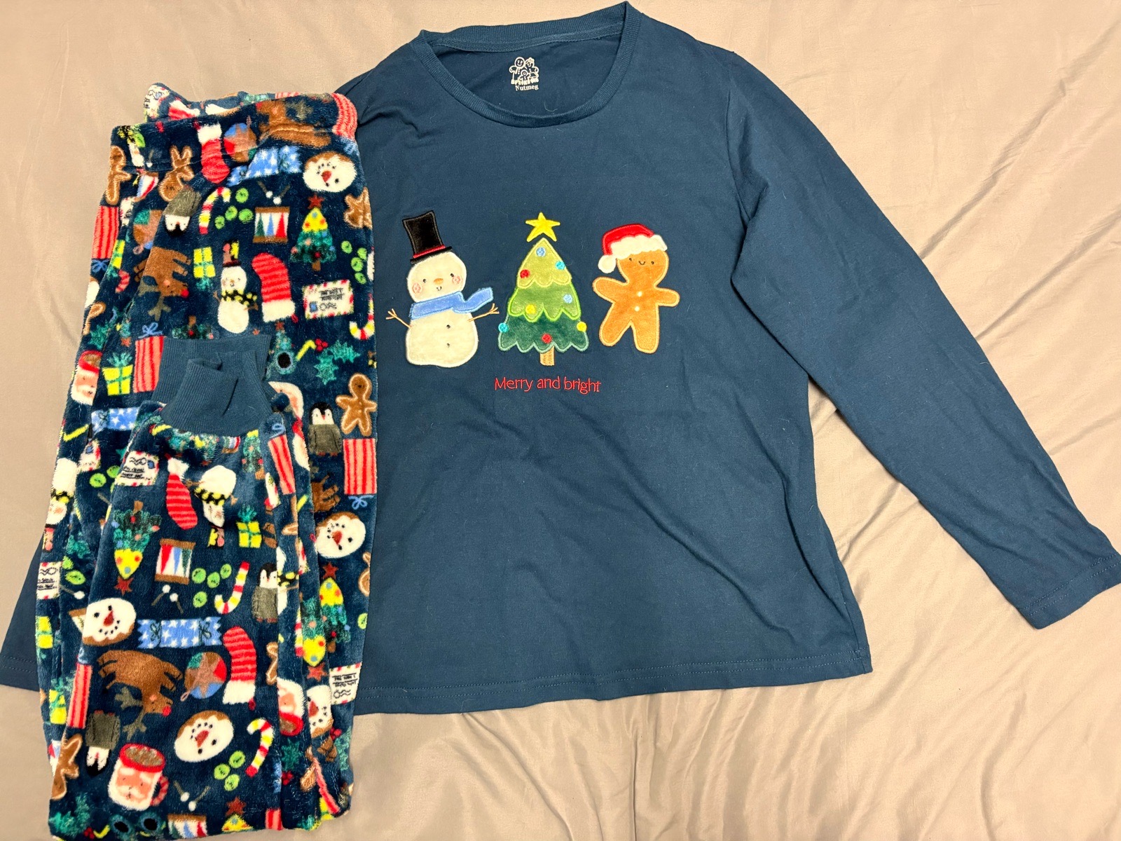 Nutmeg Christmas PJs 12-14