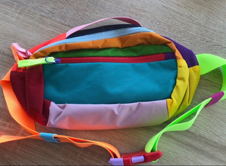 Multicoloured bumbag
