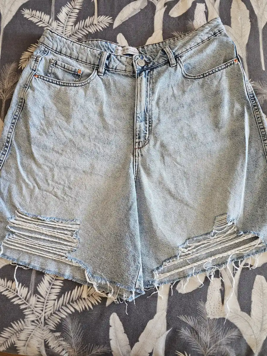 Denim shorts