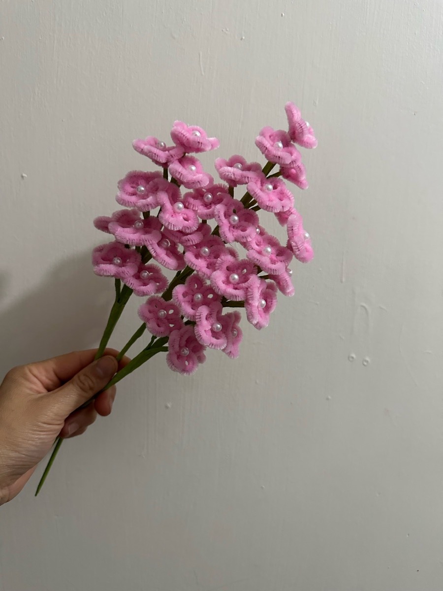 Pipe cleaner flowers