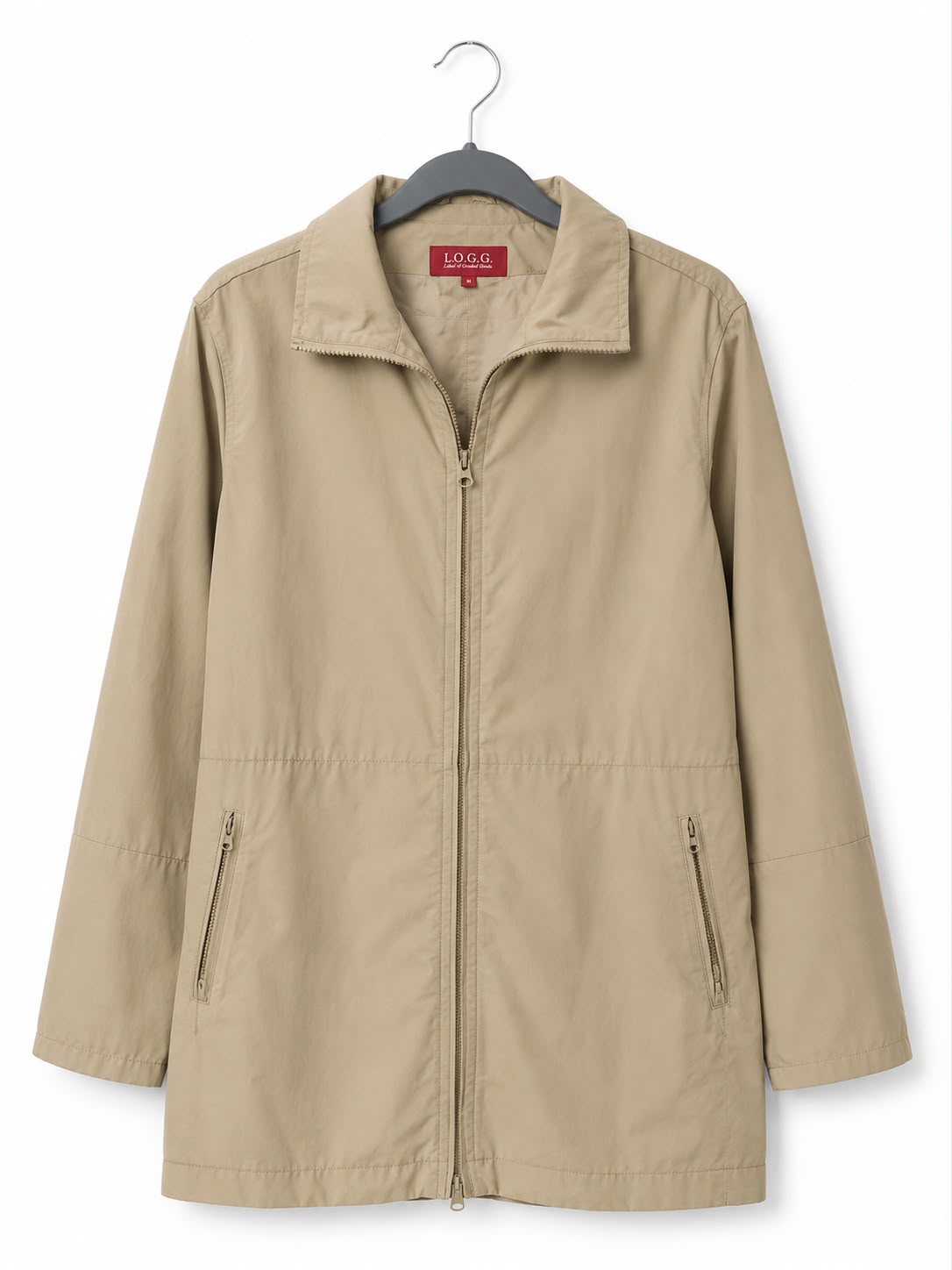 L.O.G.G. by H&M Beige Lightweight Jacket | Size S | Autumn Layering Essential