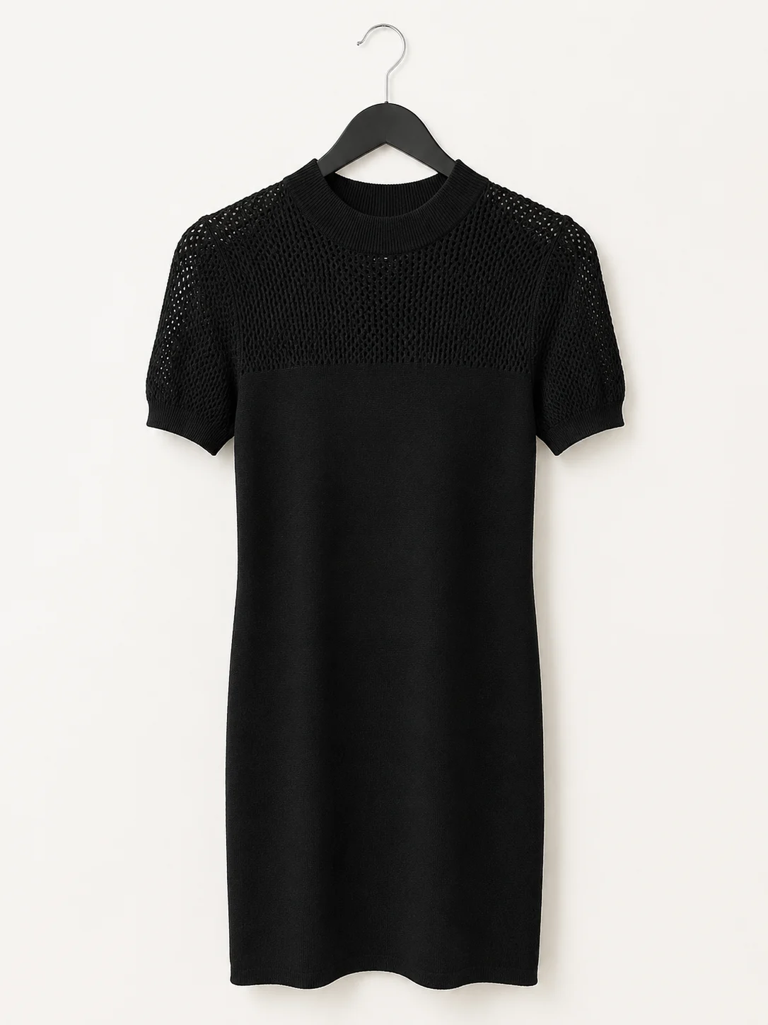 The Little Black Dress Midi Bershka Medium UK10/12 Excellent Condition