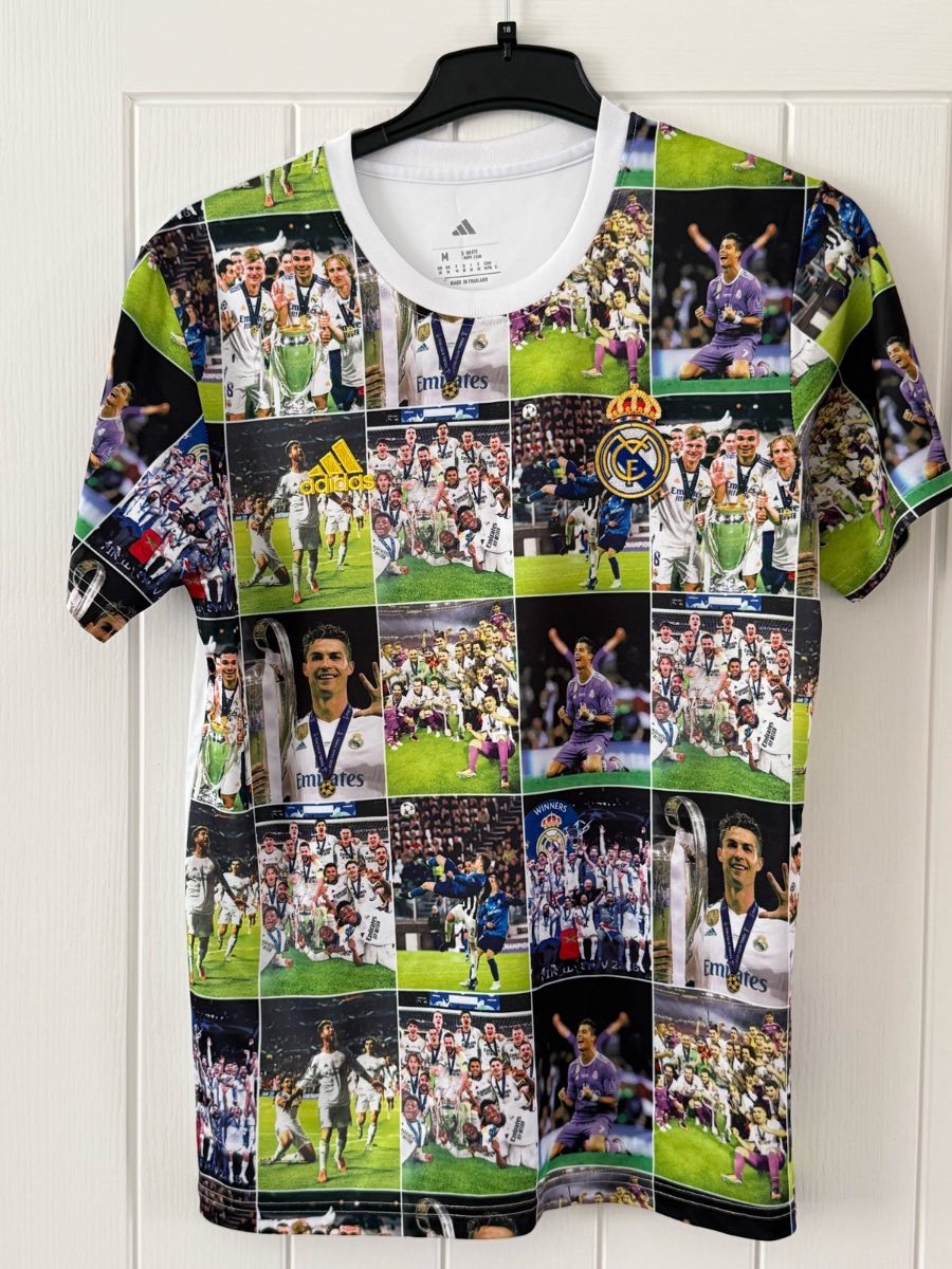 Real Madrid “15 Champions” T-shirt celebrating the club’s 15th UEFA Champions League title