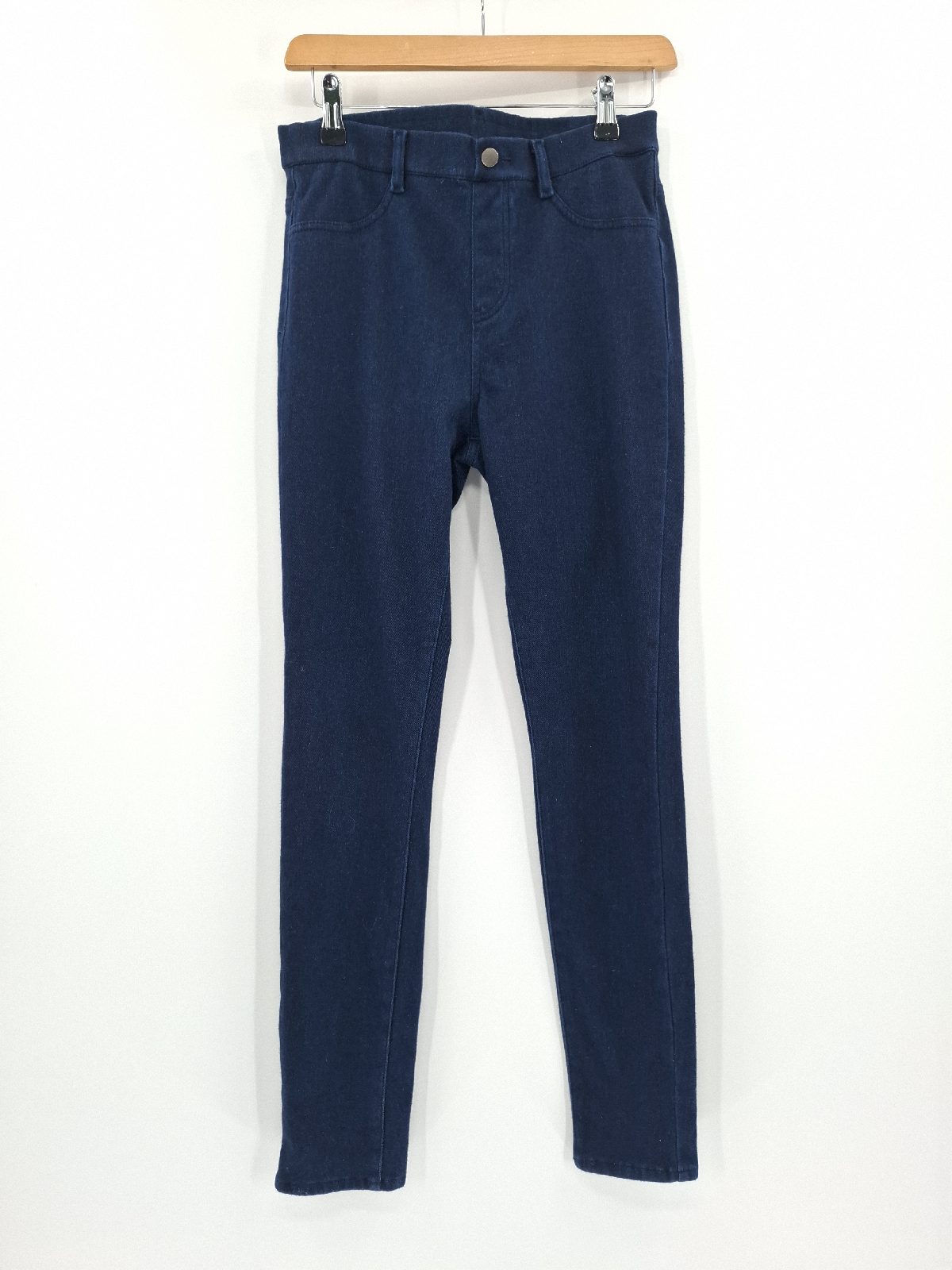Uniqlo Heattech Navy Blue Stretch Denim Jean Jeggings Size Medium