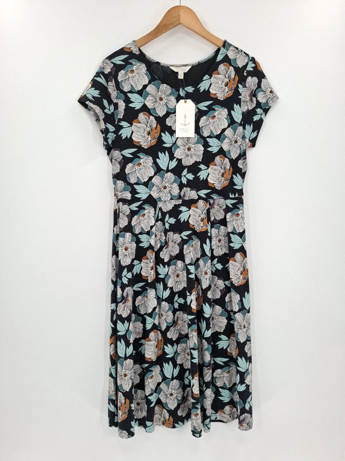 Seasalt Cornwall Riviera II Floral Midi Dress BNWT UK 12