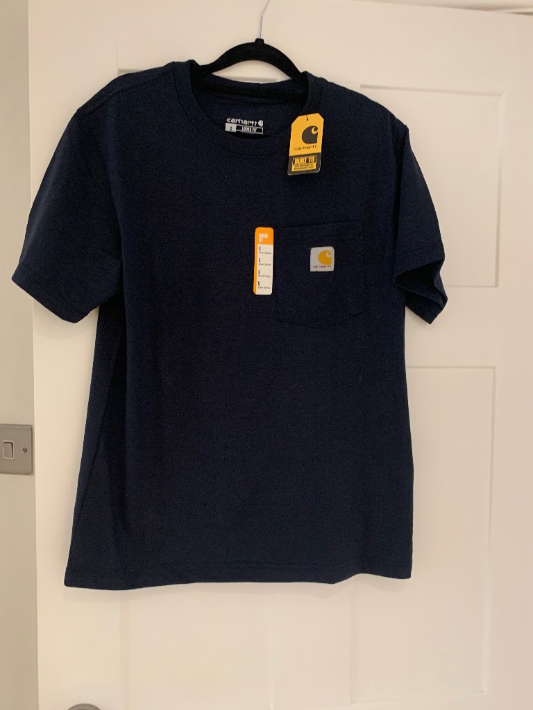Carharrt Men’s navy t-shirt size S chest 36inch