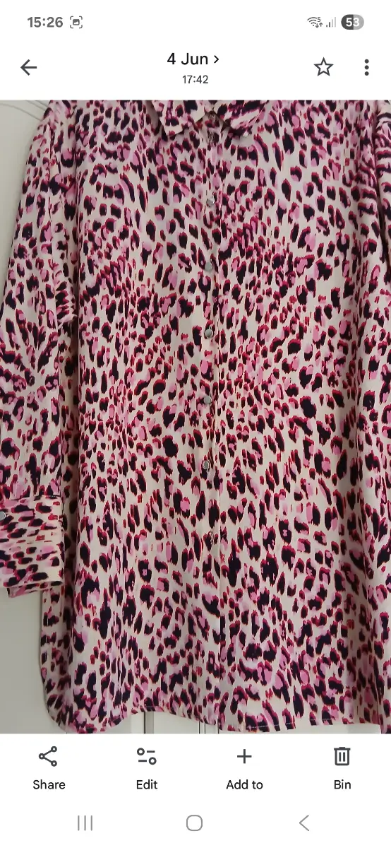 Leopard print blouse