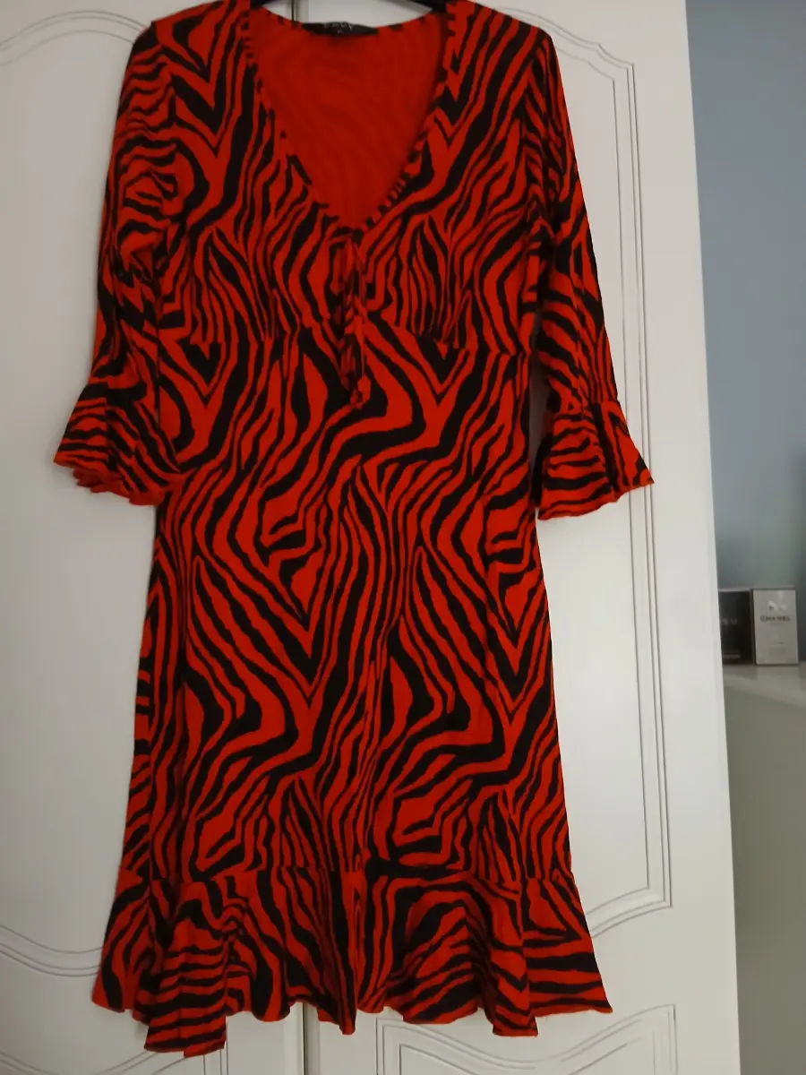 Zebra print dress