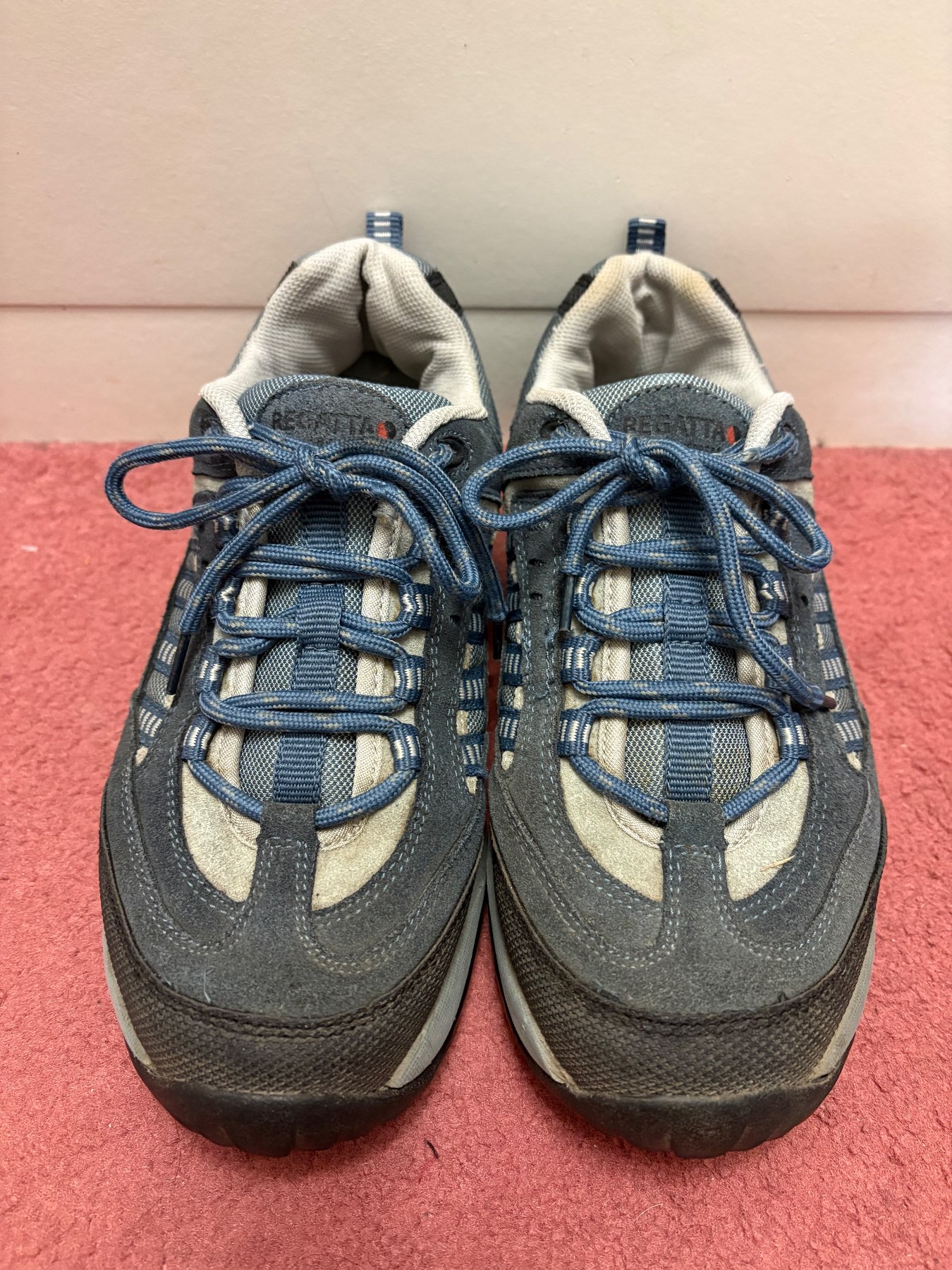 Regatta, grey & blue, lace-up, low, walking shoes, outdoor