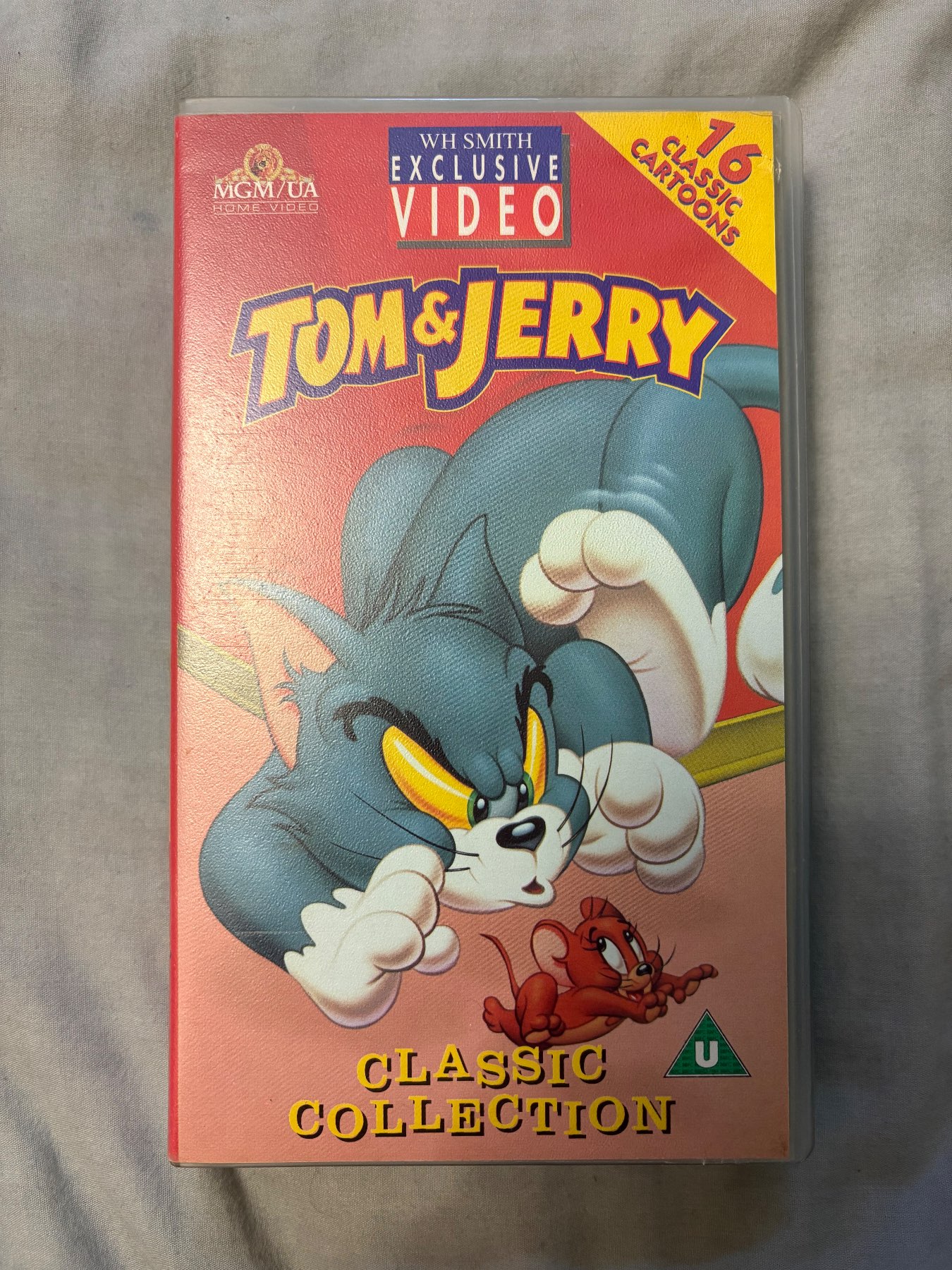 Tom & Jerry, classic collection, WH Smith exclusive, 1995, VHS, video tape