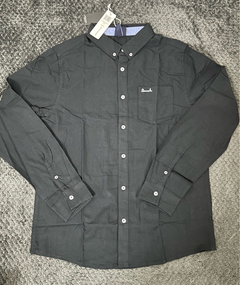 Bench men's long sleeve Oxford shirt Size L
