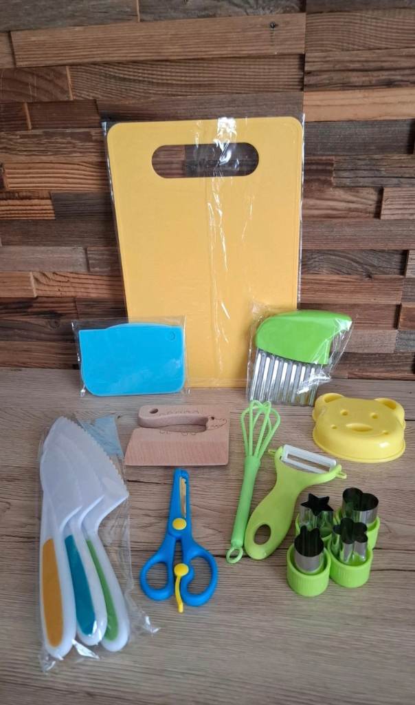 Montessori style cooking tools set for children little kitchen helper