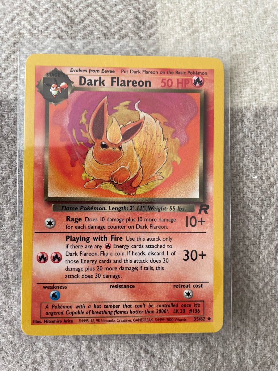 Pokemon team rocket dark flaron and dark golduck