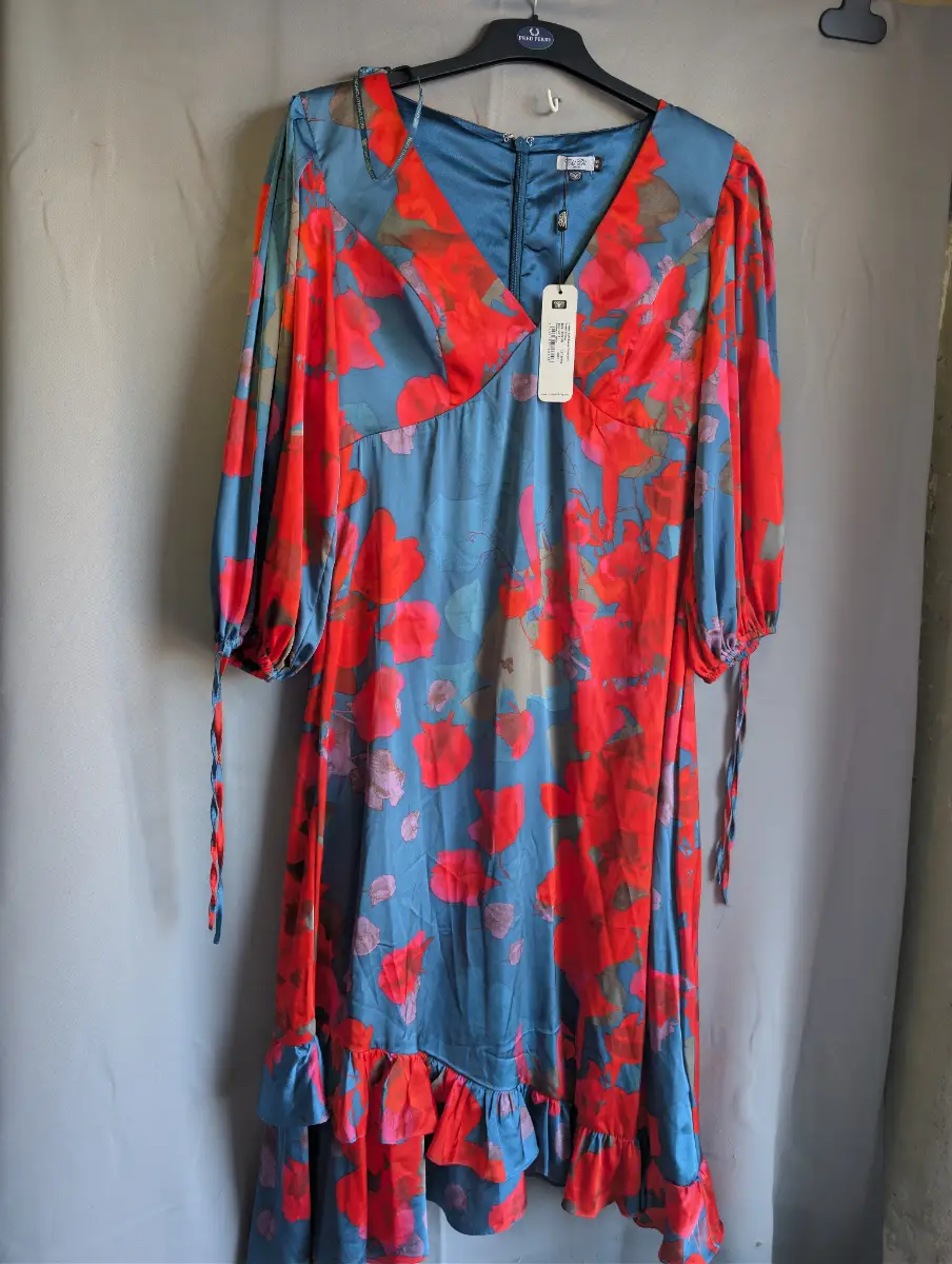 Chi Chi London floral maxi dress size 16