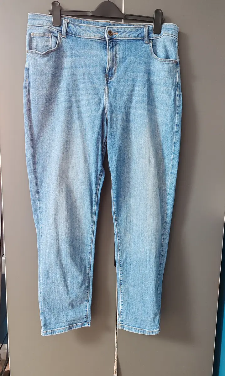 Tu Clothing Light Wash Girlfriend Jeans Size 18 Denim Stretch