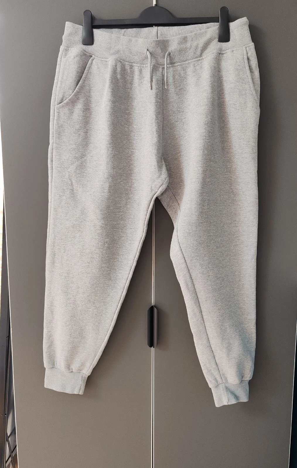 V by Very Grey Marl Fleece Joggers Sweatpants Size 18