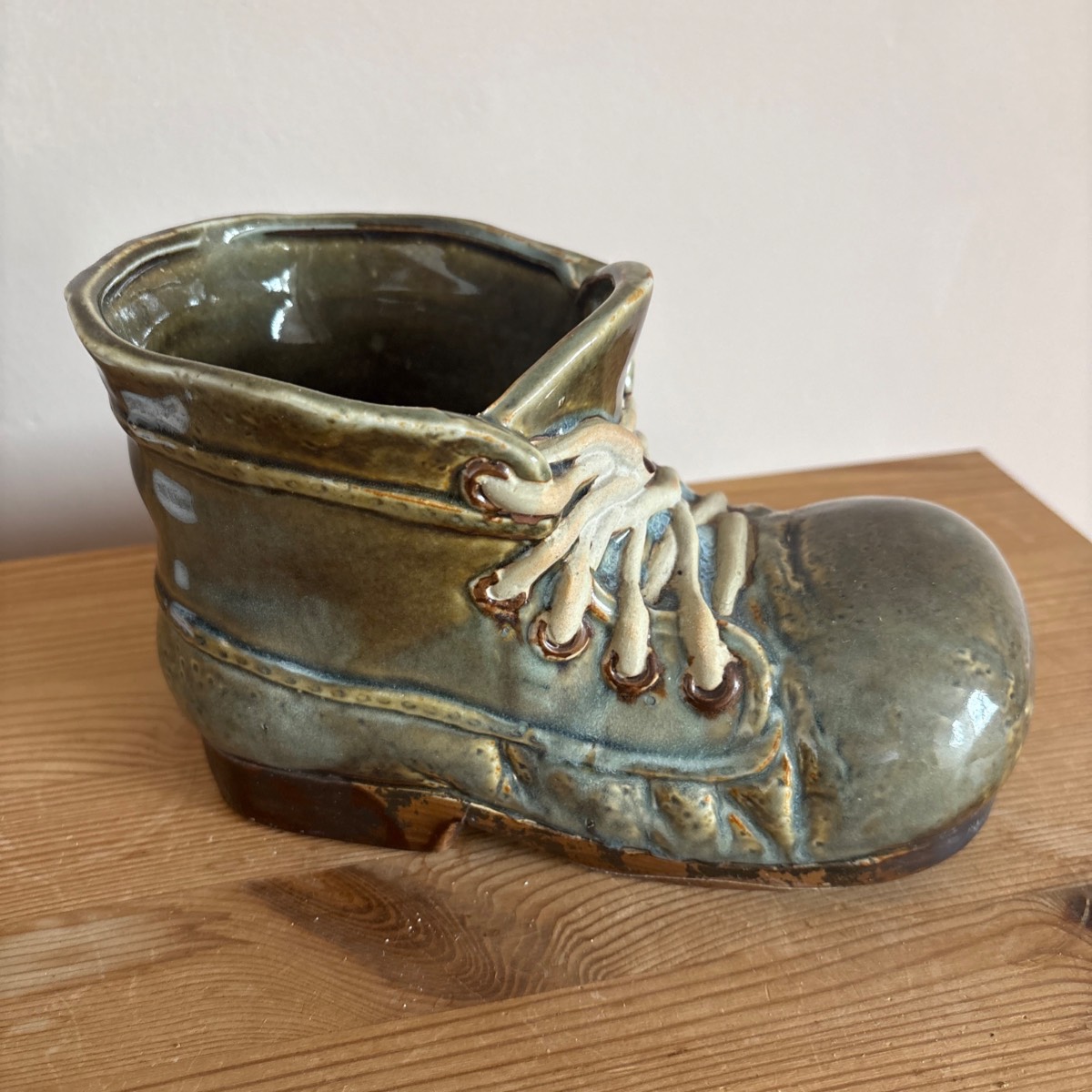 Boot shaped plant pot