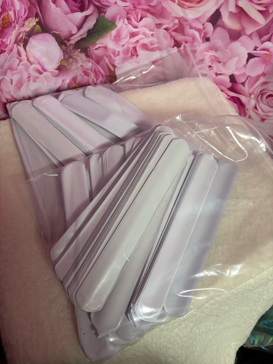 350x blank snapbands for personalisation blanks