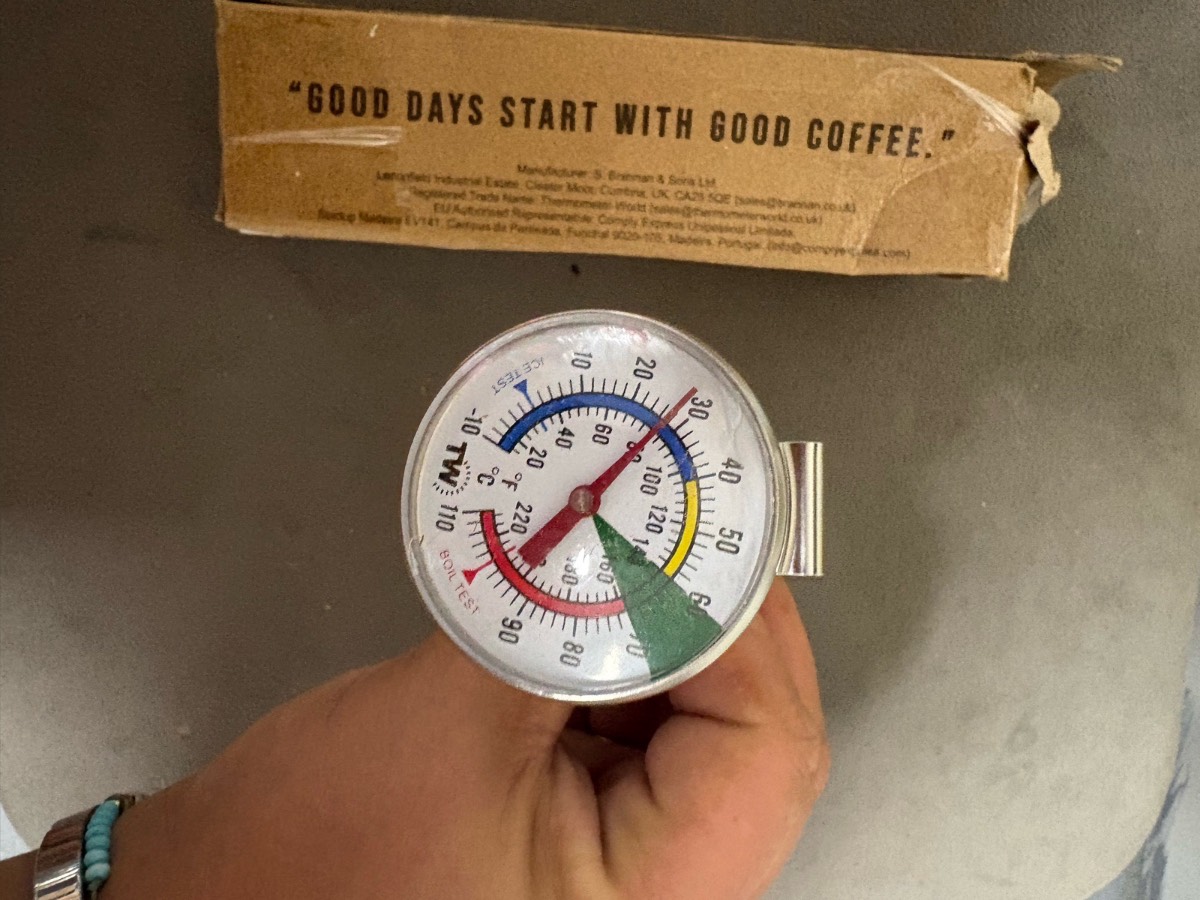 Barrister coffee thermometer for hot drinks new in box