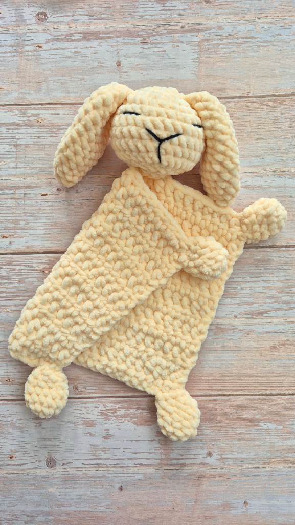 🐰 Handmade Crochet Bunny Snuggler 🐰