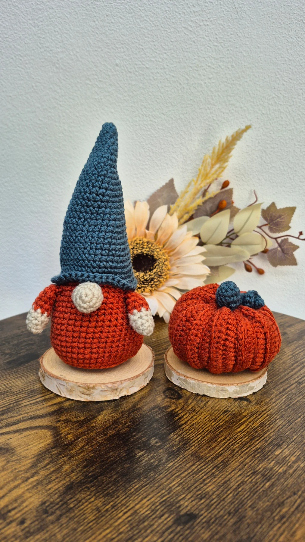 Crochet Autumn Pumpkin & Gnome Décor 🎃🍂