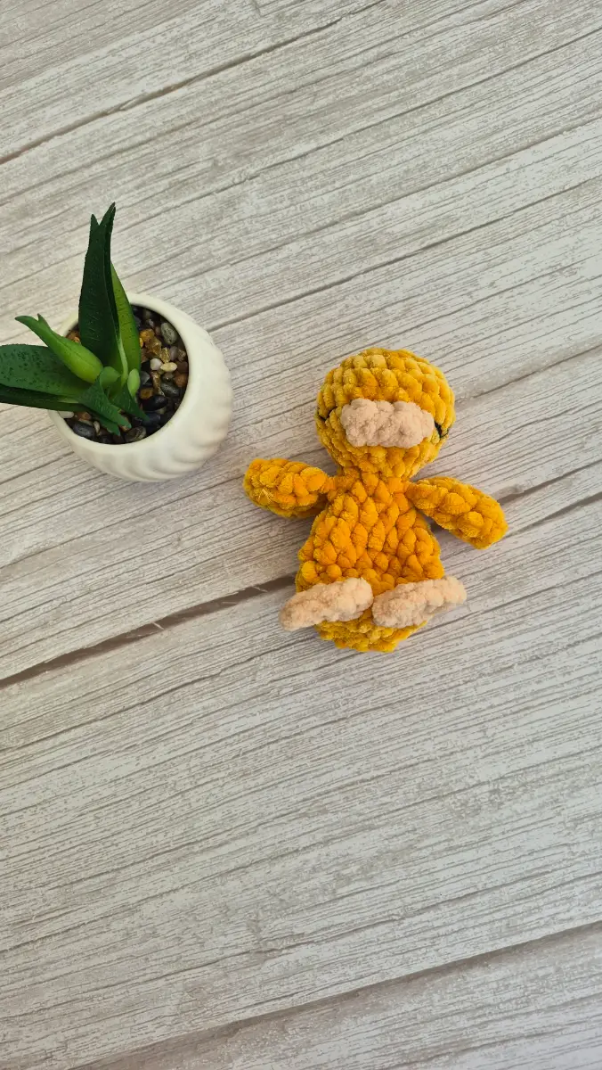 Small Crochet Duck Snuggler
