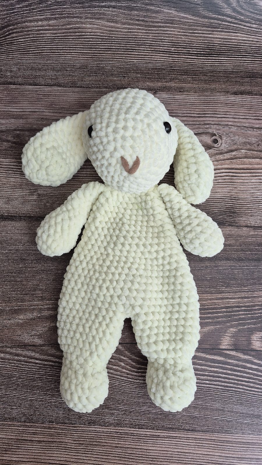 Crochet Bunny Snuggler 🐰 Soft Baby Comforter