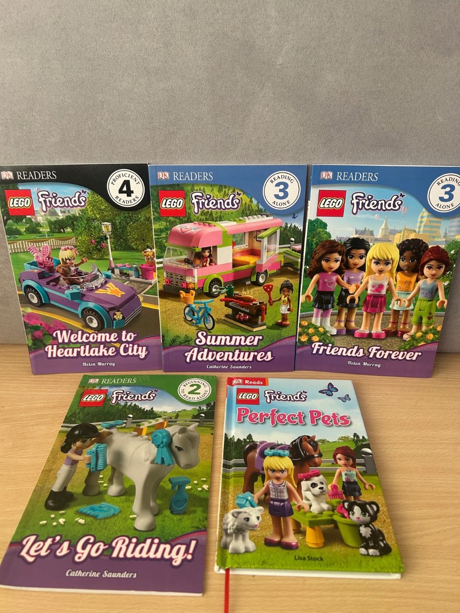 Lego friends books x 5