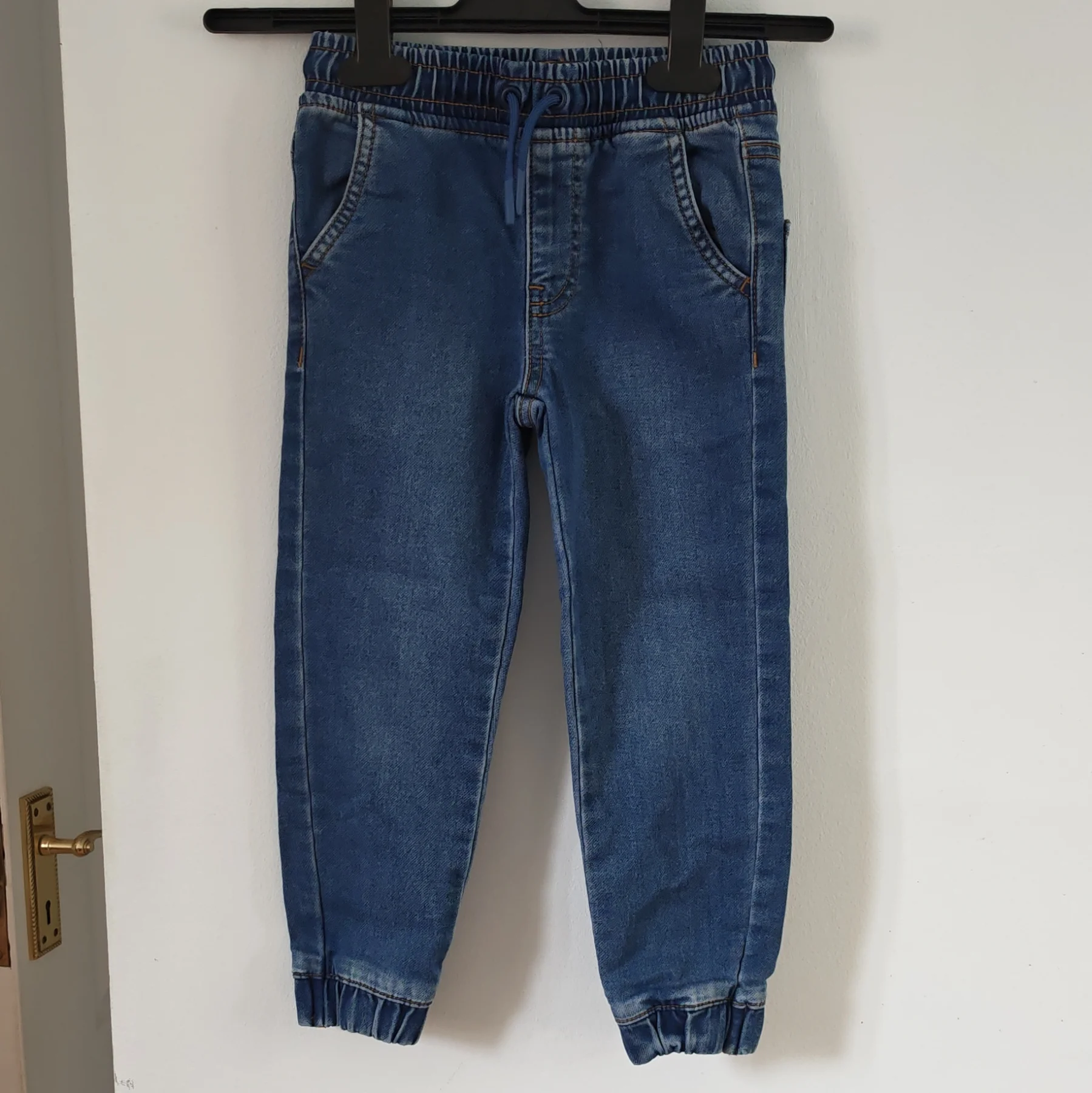 Jogger Denim Co Boys Blue Denim Jogger Jeans 3-4Y 104cm Elastic Waist Pockets