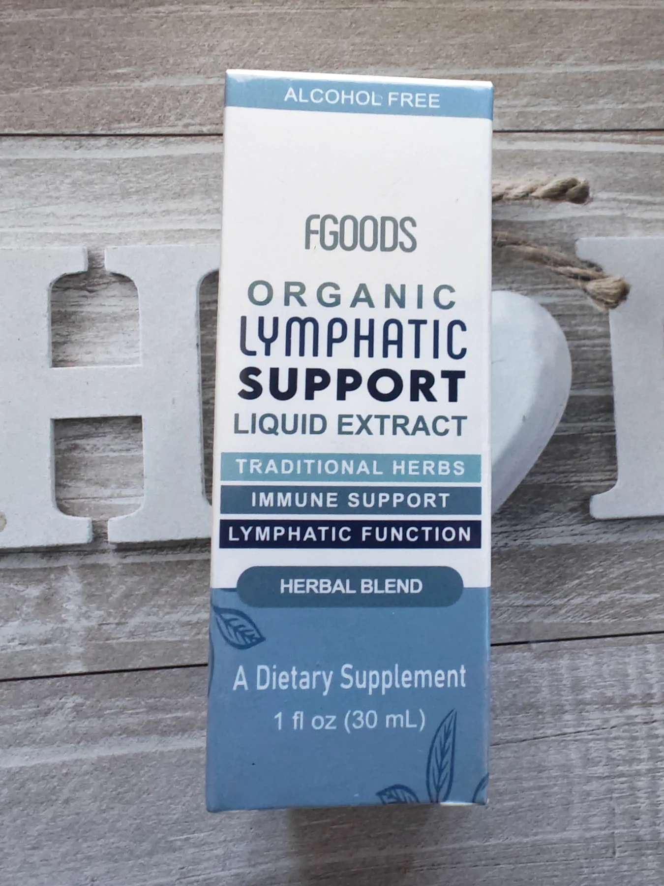 Organic lymphatic support