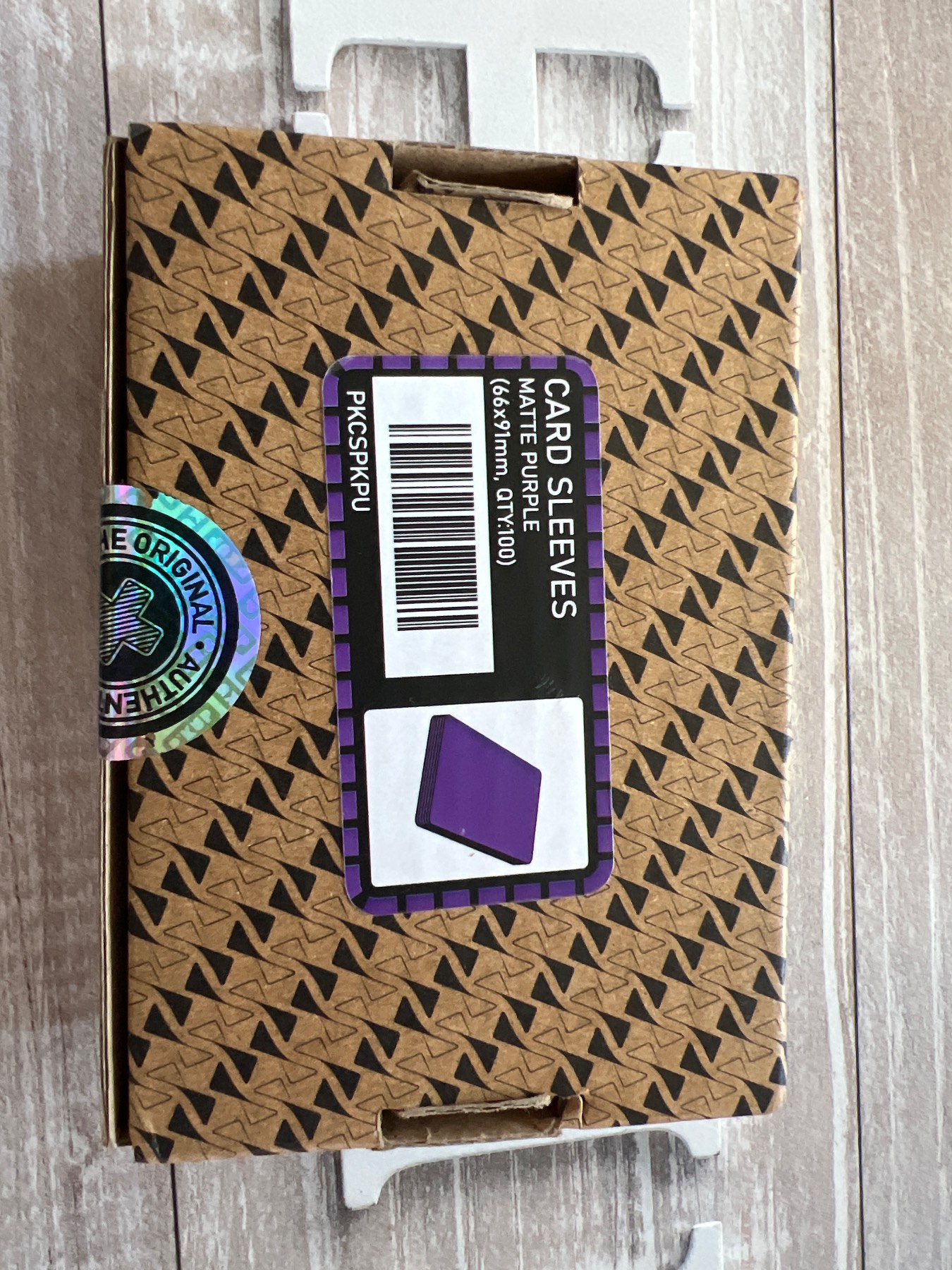 Card sleeves- Matte purple