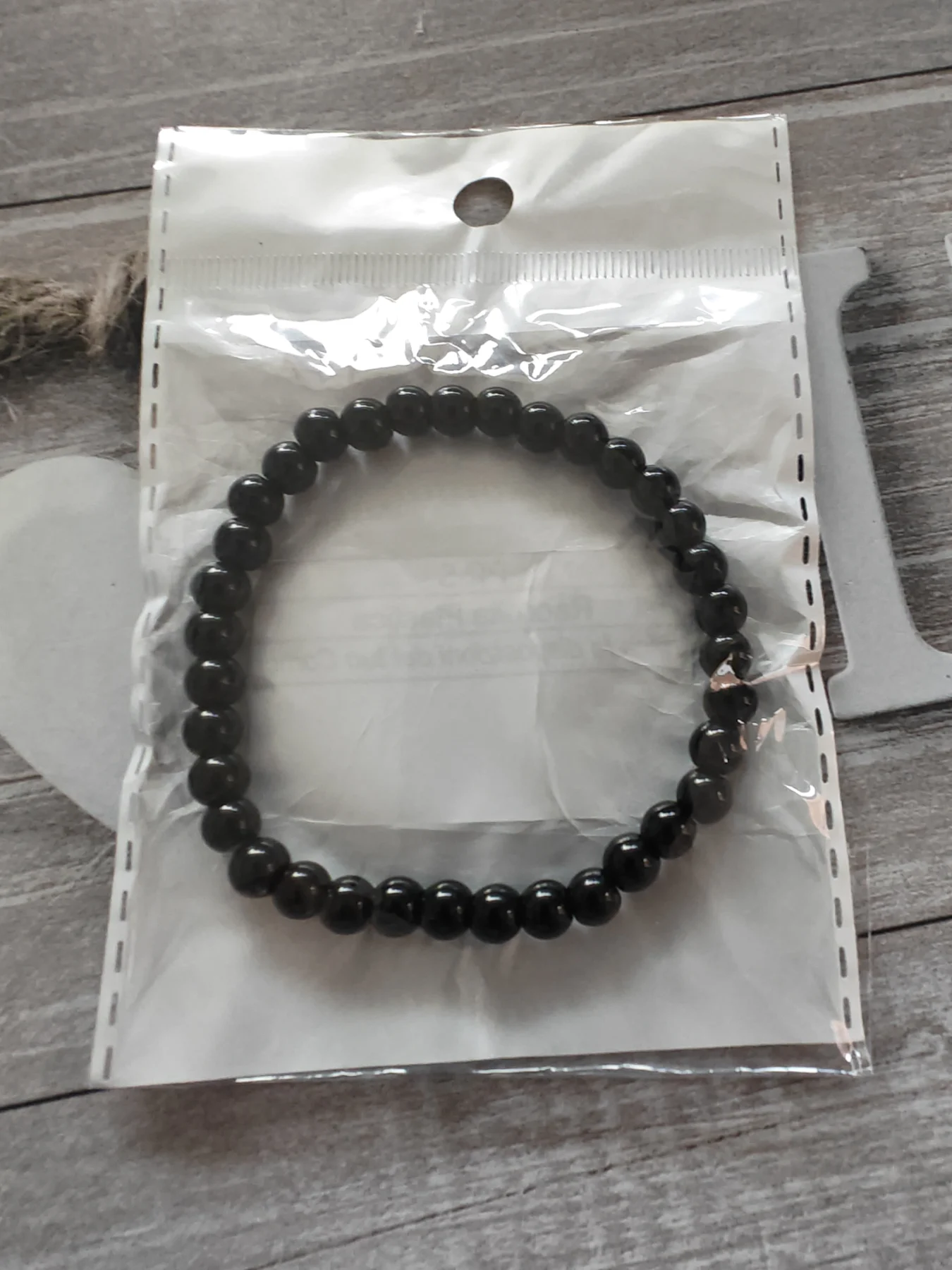 Bracelet 6mm black Onix