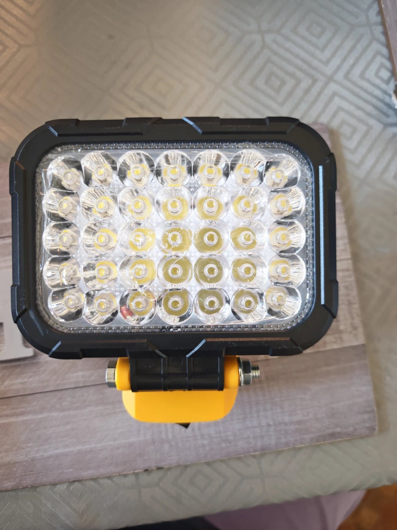 Cordless LED work light compatible for Dewalt 20v 60v battery