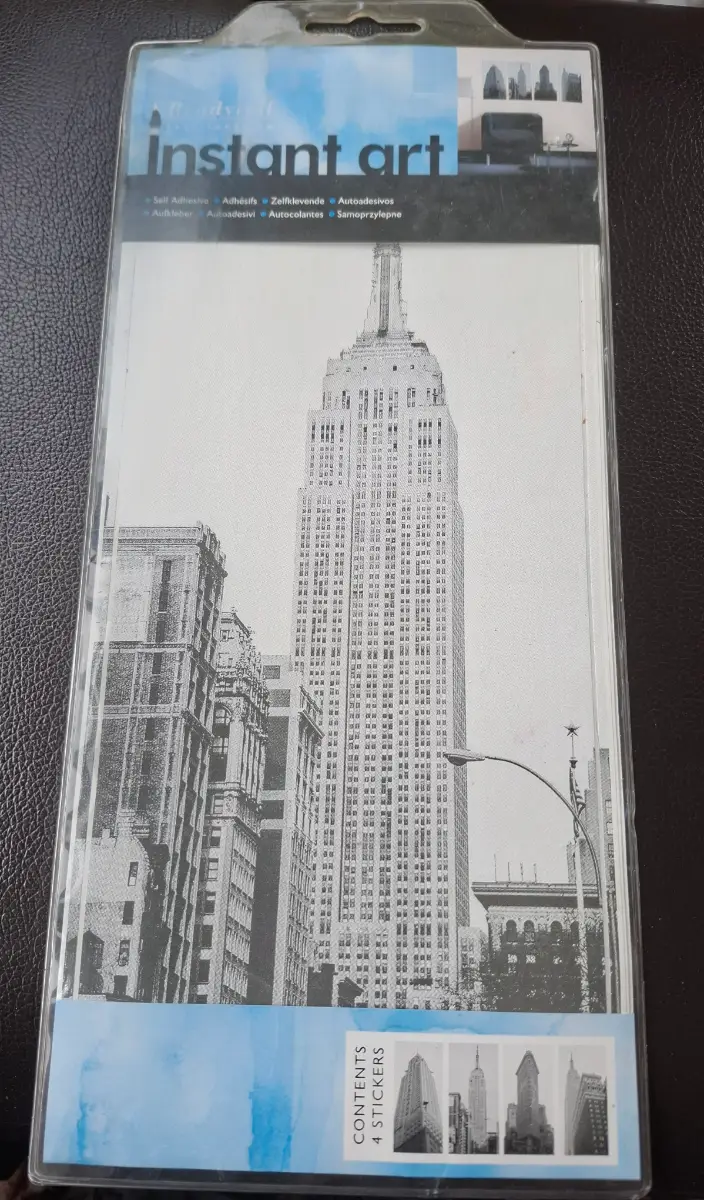 Brand New New York City Skyscraper Sticker Pack Self Adhesive Art Set