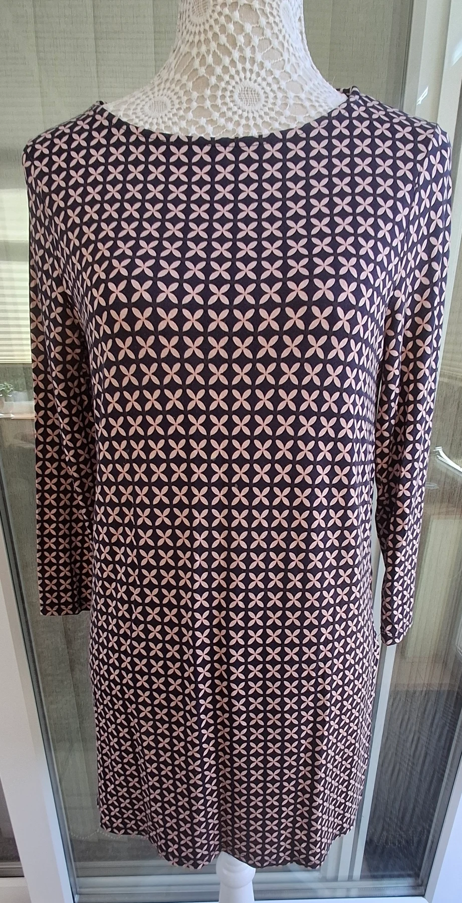 Principles floral print tunic dress size 12 lightweight everyday wear