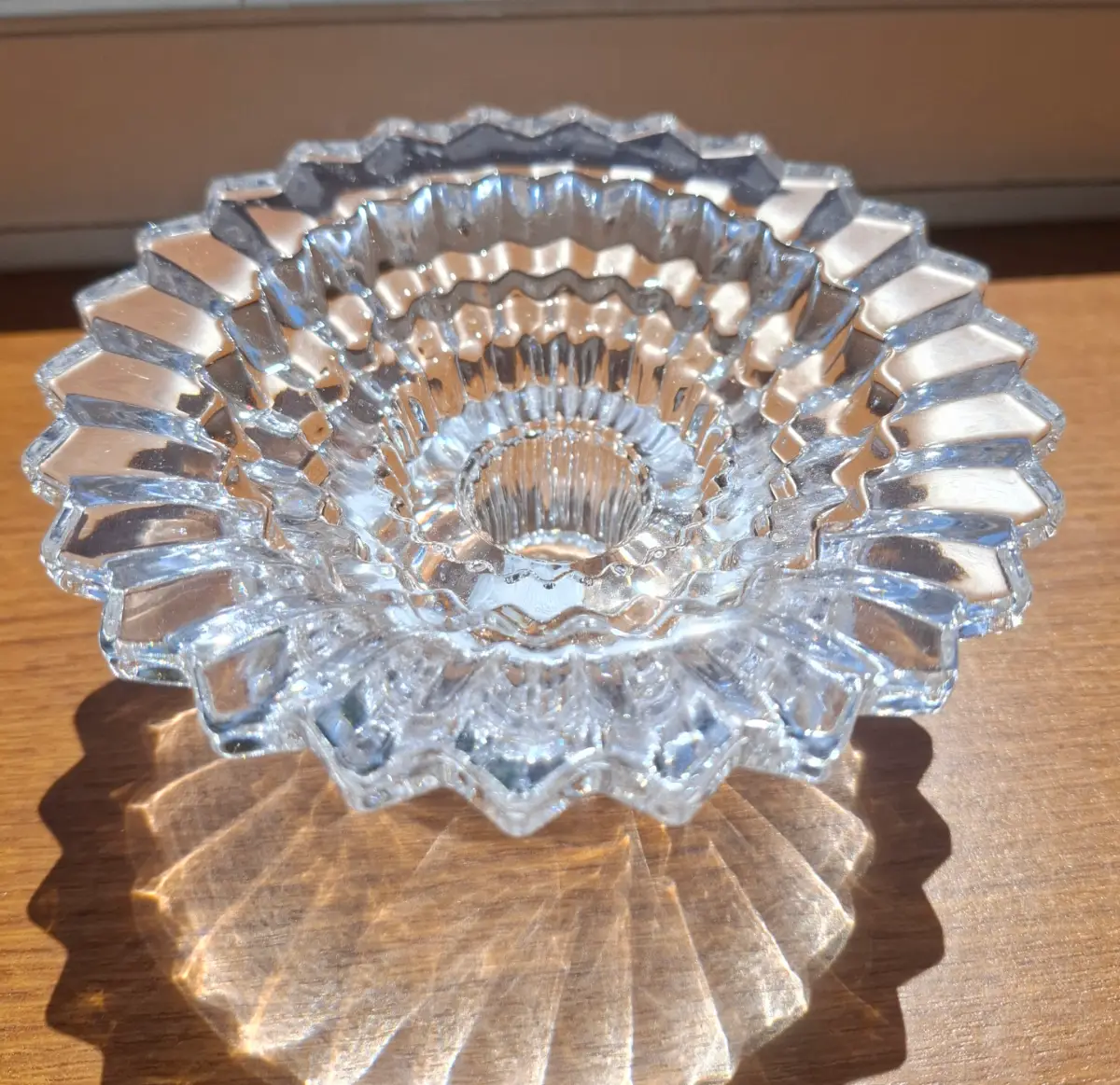 Partylite Clear Glass Candle Holder Fits Tealight Taper Pillar and Most Candle Shapes