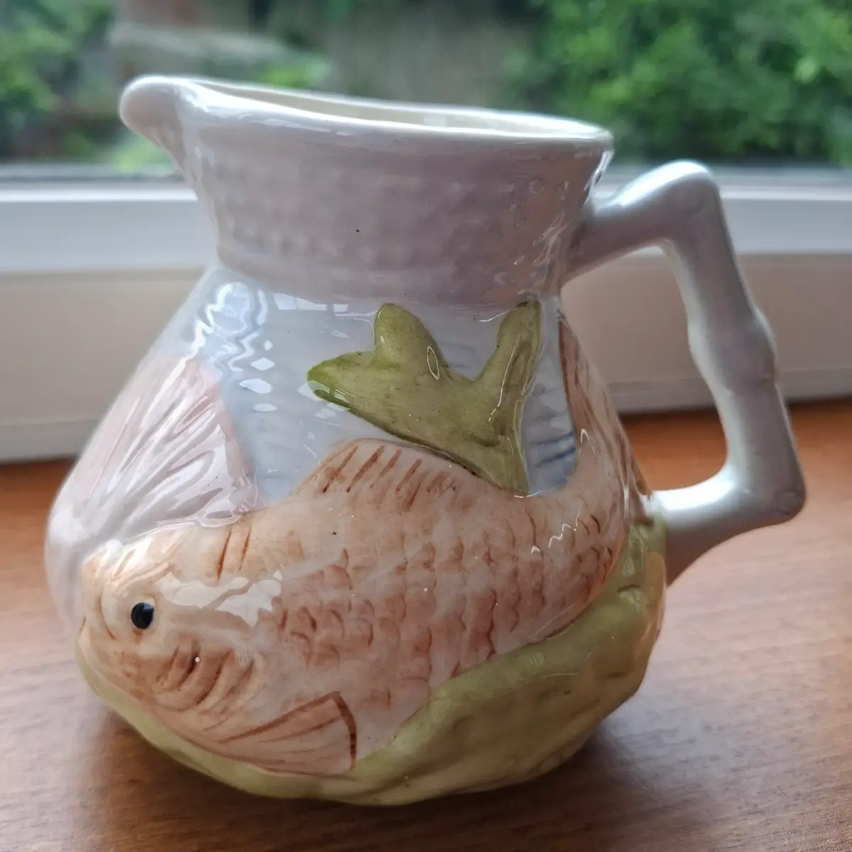 Shorter and Son Handpainted Jug Signed Kish 1994 Vintage Style 4.5 Inch