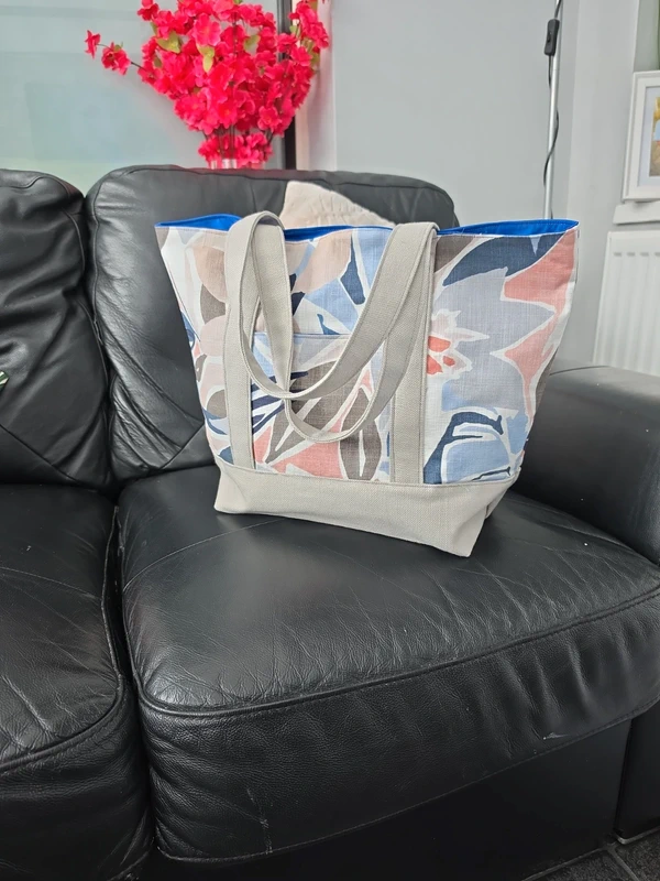 ladies tote bag grey