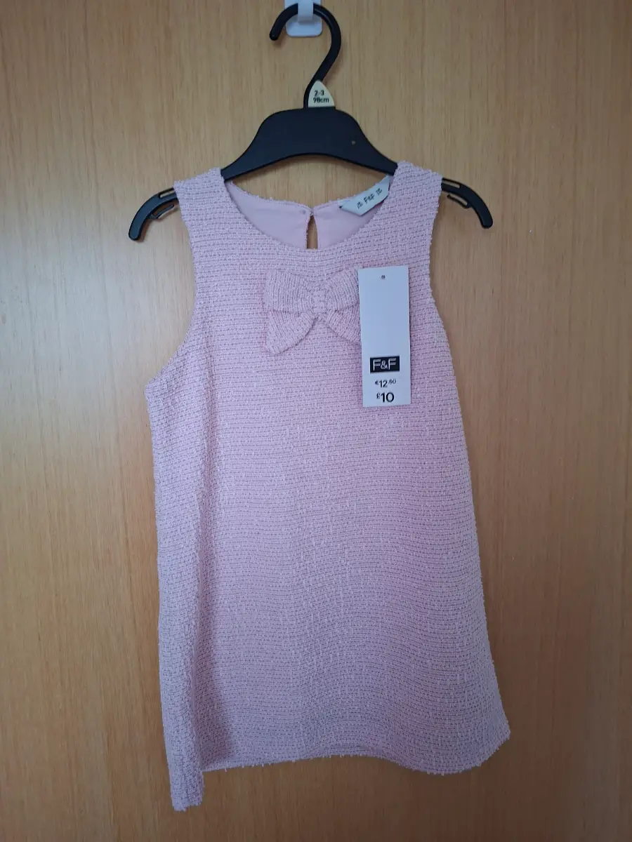 Pink pinepore dress