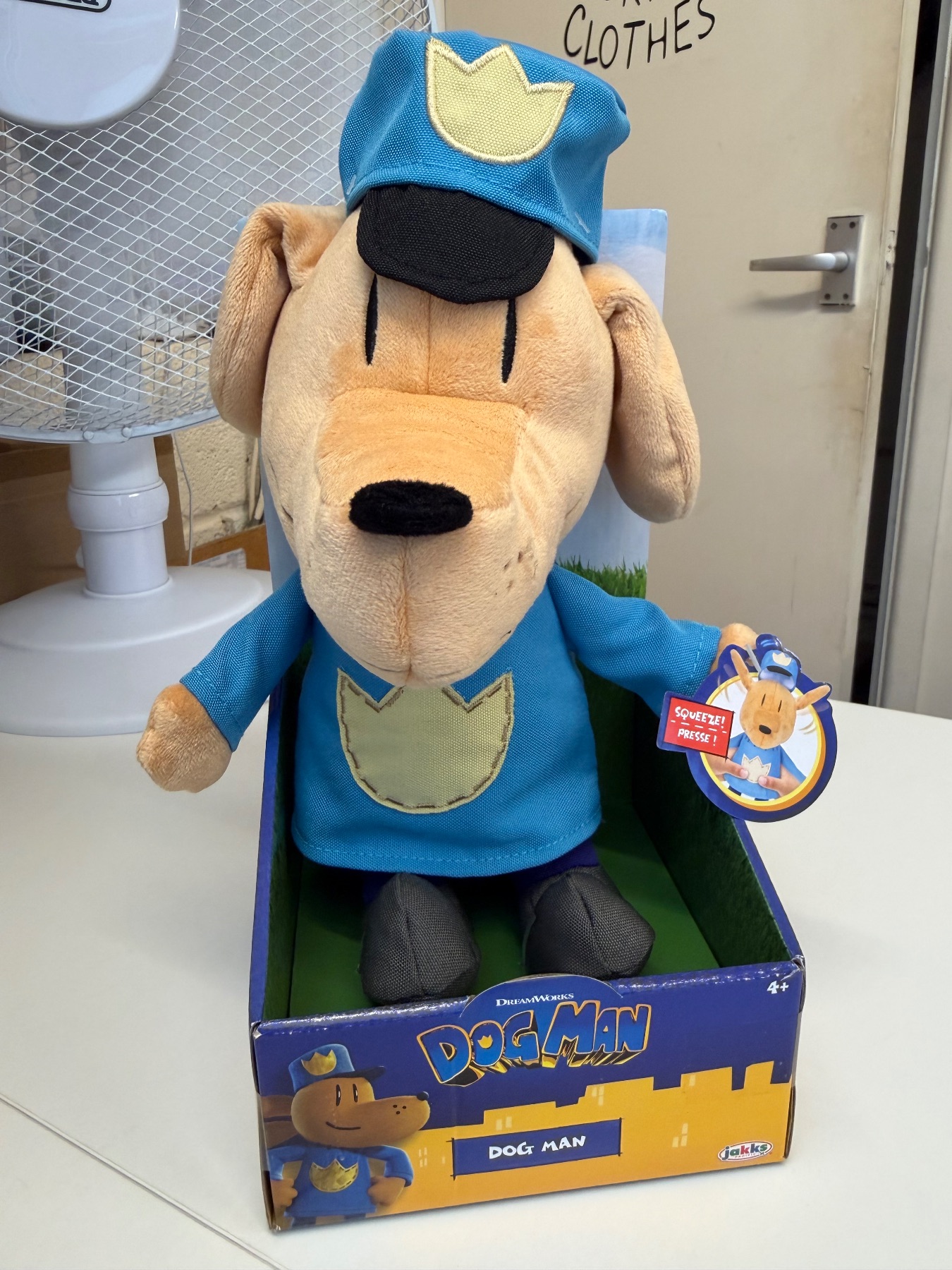 Brand New Dog Man Interactive Feature Plush Toy BNIB Dav Pilkey