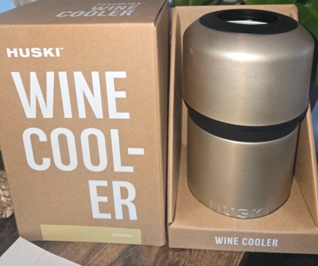 Brand New Huski Wine Cooler – Champagne / Gold (With Box)