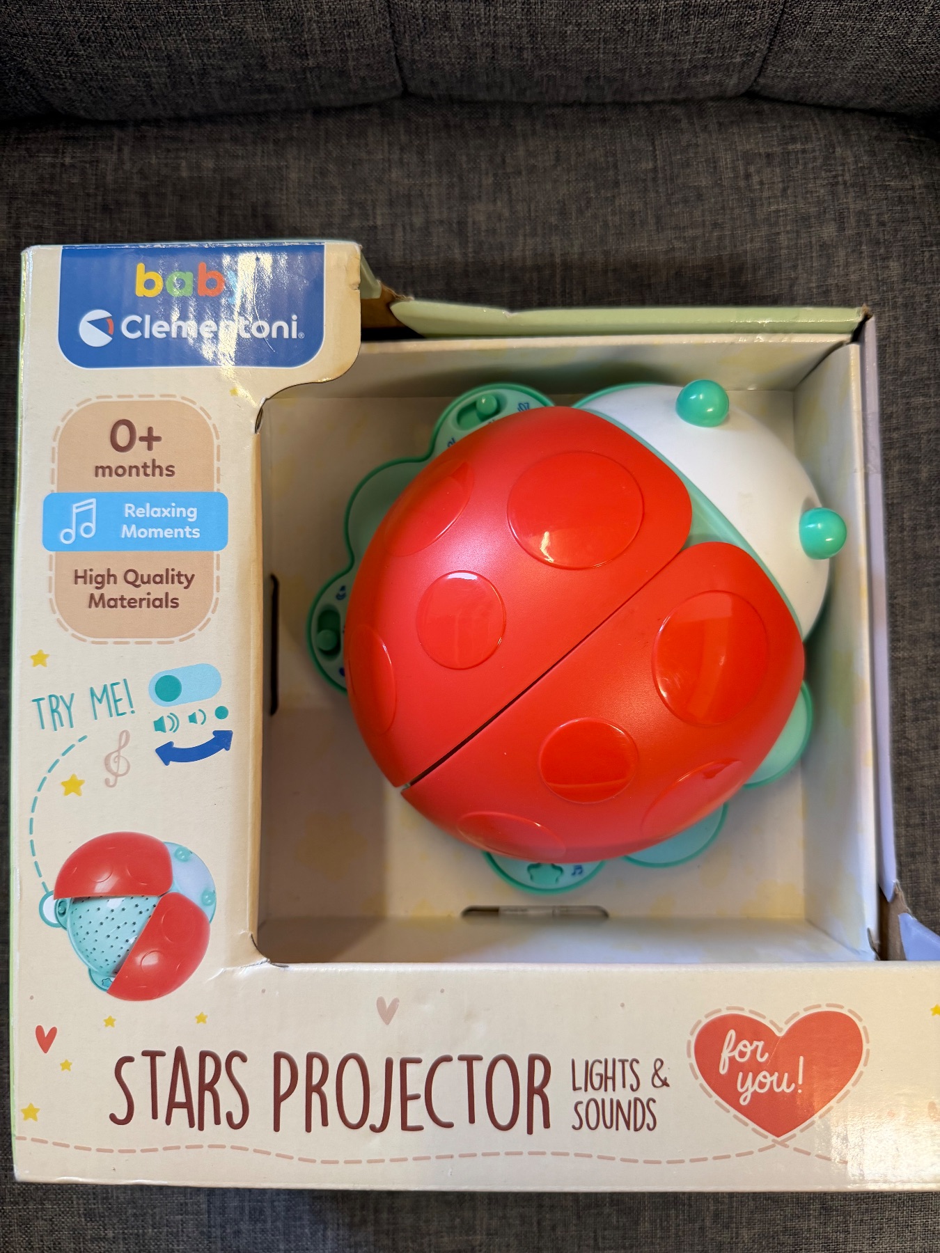 Baby Clementoni Stars Projector (Ladybug edition)