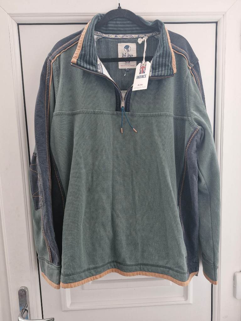 FatFace The Airlie Quarter Zip Sweatshirt – Size 2XL – Brand New With Tags