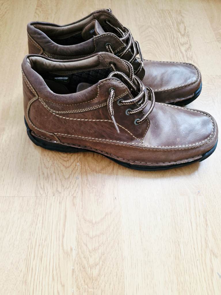 Natura Brown Leather Chukka Ankle Boots – Size UK