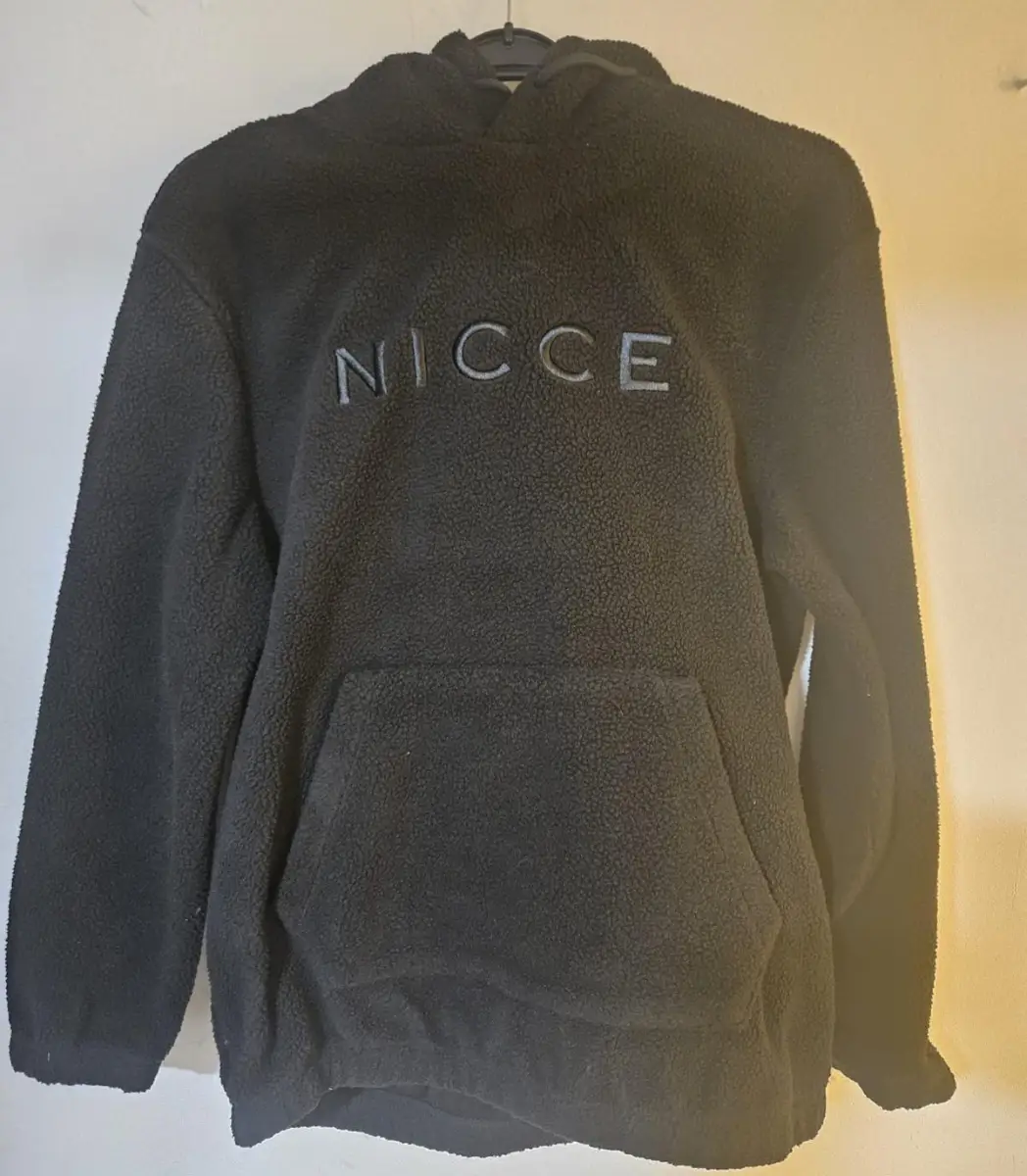 Nicce Fleece borg Hoodie UK medium