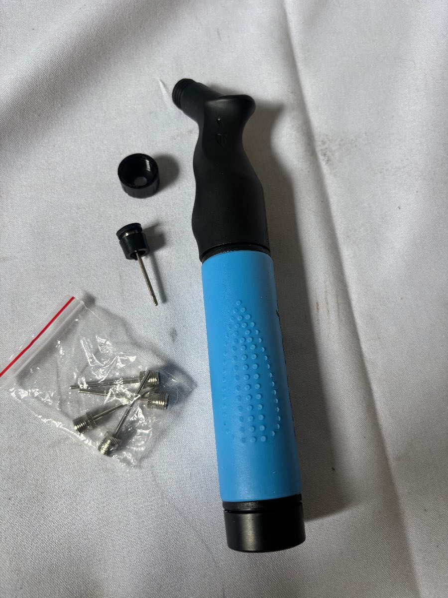 Sportspic Dual Action Ball Pump with Needle Adapters for Football Rugby Basketball